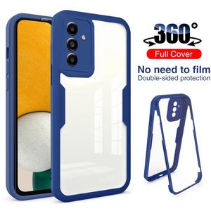 360 Full Body Built-in Screen Protector Cases All-Inclusive TPU PC Rugged Für Samsung A02 A2 A22 A32 A52 A72 A82 A02S A03S A13 A33 A53 A73 5G A03 Core M52 A30 A51 A71 A10S A21S