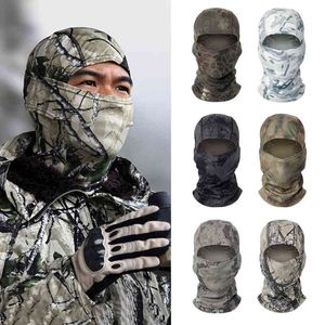 Multicam CP Camouflage Balaclava Full Face Scarf Wargame Cycling Hunting Army Bike Military Helmet Liner Tactical Airsoft Cap Y1229