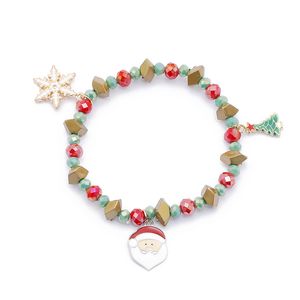 European and American Christmas Accessories Bracelet Old Man Snowman Candy Gift Factory Direct Sales