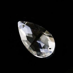 5 st 30 mm Kristall Prisma Suncatcher Tear Drop Ljuskrona delar Hängande hänge Pärlor Garland Hem Bröllop Dekor Prydnad 2 hål H jllYJC