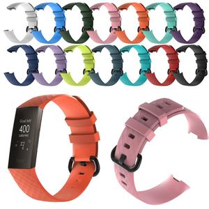 Esporte pulseira pulseira Para Fitbit Carga 3 Wrist Straps Pulseira substituição Accessory Watch Banda Strap Pulseira