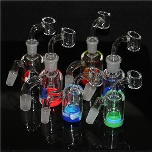 Hopahs Big Size Glass Ash Catcher For Water Pipes Reclaim Ashcatcher i 14mm eller 18mm