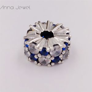 DIY Charme Armbänder Clip Schmuck Pandora Clips für Armband machen Bangle Blue Diamond Luxus Design Stil Spacer Perle für Frauen Männer Geburtstagsgeschenke 799171C01