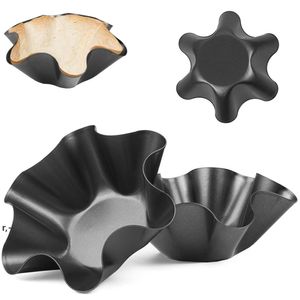 Tortilla Maker Nonstick Mexican Taco Shell Pan Salad Bowl Carbon Steel Baking Molds Kitchen Tool 16.5cm/6.5in LLB14316