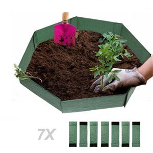 Planters & Pots Durable Reusable Container Waterproof Pp Yard Leaf Grass Storage Large Capacity Heavy Duty Garden Waste Bag