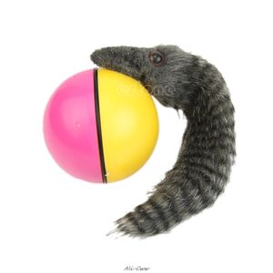 Beaver Weasel Rolling Motor Ball Pet Cat Dog Dzieci Chaser Jumping Fun Moving Toy Lj200826