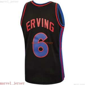 Custom genähte Julius Erving 1976-77 Swingman Jersey XS-6XL Herren Throwbacks Basketball Trikots billige Männer Frauen Jugend
