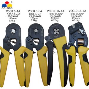 Wholesale crimping tubes for sale - Group buy VSC8 Crimping Pliers High Precision For mm2 Tube Needle Type Terminal Crimp Self adjusting Tools Terminal Crimping Y200321