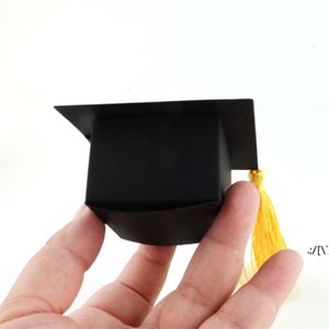 Prezent wrap Doktor Kapelusz Cap Candy Box Graduation Celebration Party Decoration Favor Graduate Prezenty Pudełka do pakowania RRA11171