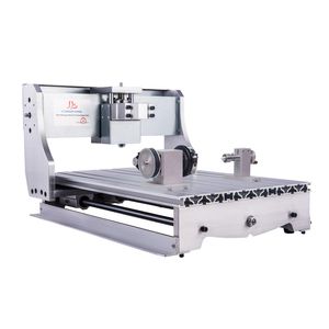 4AXIS 3040 CNC Router Engraver Engraver Frame for Brering and Milling Machine مع محور دوار 65 مم مثبتة مثبتة للمغزل