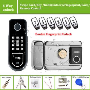 Wholesale hide lock for sale - Group buy Remote Control Keyless Hide Key Digital Keypad Door Fingerprint Lock Easy install English Voice Guide