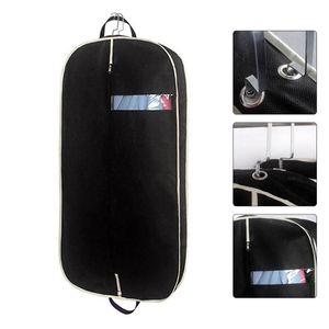 Homens Terno Saco De Armazenamento Dustproof Cabide Organizador Casaco de Viagem Roupa Capa de Vestuário Acessórios Acessórios Suprimentos 60 * 110 * 10 cm 201116