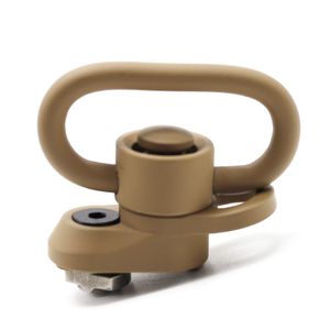 Inch 1.25 '' Swivel Loop QD Tan/FDE Sling Mount Base passar M-LOK Rail med smart hål för snäppklippkring