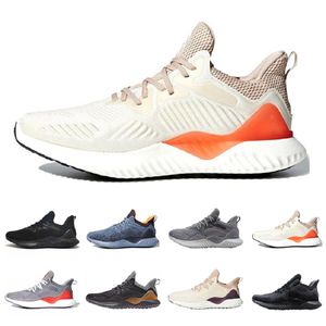Hot Core Black AlphaBounce Beyond Mens Running Shoes Raw Grey Hi Res Orange Carbon Linen Ecru Tint Men Women Sports Top Designer Sneakers