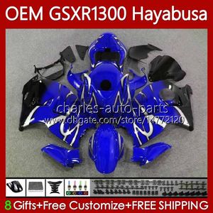 Injeção para Suzuki GSX R1300 Hayabusa GSXR 1300 CC 14 15 16 17 18 19 Corpo 77No.240 GSXR-1300 1300CC 08-19 Stock Blue GSXR1300 08 2009 2009 2010 2012 2012 2013