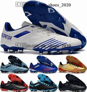 Kızlar Kapalı Futbol Ayakkabıları toptan satış-Crampons De Futbol Boots AG Zapatos Kadın Sneakers Kızlar Kapalı Futbol Cleats Enfant Erkekler Erkek Ayakkabı Boyutu ABD FG EUR PREDATOR
