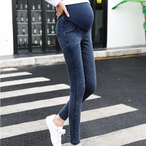 Plus Size Maternity Legging Pregnancy Skinny Trousers Jeans Women Over The Pants Elastic Clothes for Pregnant Embarazada Premama LJ201114