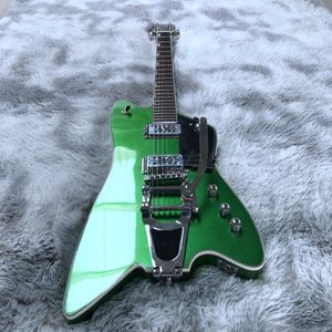 Популярные в 2022 годах Green Color Color Electric Guitar красивый и замечательный 22 FRET Chrome Hardware