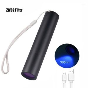Flashlights Torches TWMT Nm W Ultraviolet Troch Light Powerful USB Rechargeable LED Blacklight nm UV For Test Pet Urine1