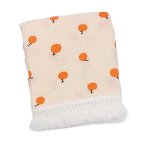 Cotton Baby Muslin Swaddle coperta da bagno neonato per asciugamano coperte di nappa in garza a doppia garza morbida trapunta per neonati per alimentazione per alimentazione panno butta