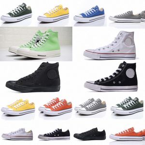 Designer Classic Casual Men Womens Skor Stövlar Sneakers Espadrille Chuck 770-talet Stor 70s Svart Vit Hög Låg Flat Sneaker Platform Trainers Sko Storlek 3 80GH #