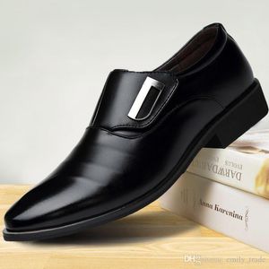 Большие размеры мужчины Оксфордские туфли для мужской формальной свадебной обуви Zapatos Hombre Business платье обувь Sapato