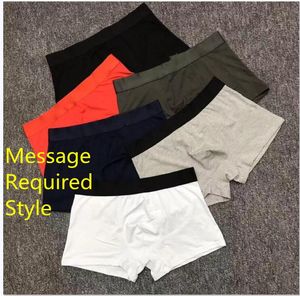 6 Pecs Blandade färger Mens underkläder Boxers Briefs Nyaste Drag i underkläder Män Boxare Blandade färger Kvalitet Underkläder Män Sexiga Mäns Boxer