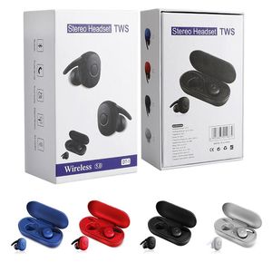 Su geçirmez Taşınabilir DT-1 TWS Kulaklık Kablosuz Bluetooth 5.0 Kulak Kulakiçi Stereo Ses Dahili Mic Otomatik Eşleştirme Kulaklık iphone için