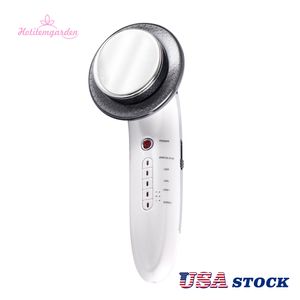 Mini Ultrasonic Home Skin Care Devices Microcurrent 6in1 Photon Led Light DC Ion Inducting Technology Acne Wrinkles Cellulite Remove Slimming Beauty Machine Salon