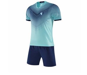 Le Havre AC Kids Tracksuits Leisure Jersey Vuxen Kort ärmdräkt Set Set Men's Jersey Outdoor Leisure Running Sportswear