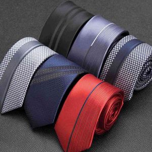 Men Tie Classic Luxurious Slim Stripe Ties for Mens Business Wedding Jacquard Necktie Male Dress Shirt Bowtie Gift Accessories Y1229