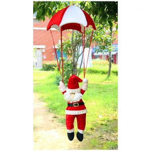 Decorações de Natal Papai Noel boneco de neve em árvore de pára -quedas penduradas de natal decoração1