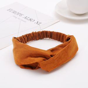 Headbands High Grade Famous Cross Elastic Women Men Fashion Girls Bands Head Scarf Party Accessories Gifts Headwraps