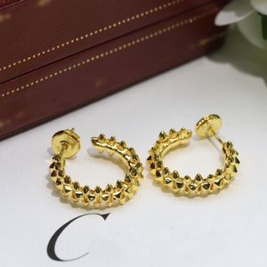 clash series earring AU750 Top quality stud luxury brand 18 K gilded studs for woman brand design new selling classic style premium gifts 5A earrings