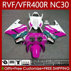 Corpo para Honda RVF VFR 400 RVF400 R 400RR VFR 400R 89-93 79No.145 VFR400 R RVF400R NC30 V4 1989 1990 1991 1992 1993 VFR400RR VFR400R 89 90 91 93 Kit de justo