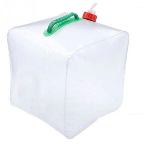 Outdoor Gadgets Wholesale-Outdoor 20L Collapsible PVC Water Drinking Carrier Container Bag For Camping1