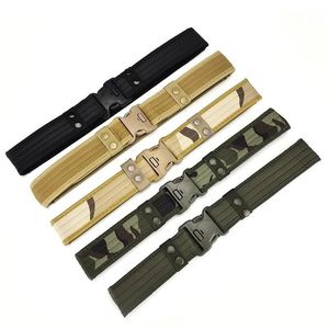 Belts Combat Survival High Quality Marine Nylon Sports Soft Magnet Buckle Outdoor Tactical Belt Magnetic Unisex Function