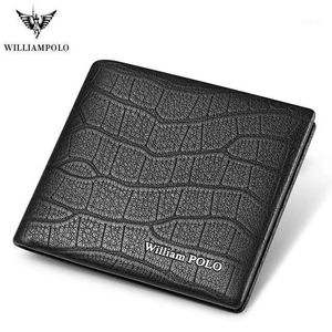 Wallets Men Luxury Wallet Genuine Leather Crocodile Pattern Bifold Money Coin Case Holder Cash Pocket Purse1