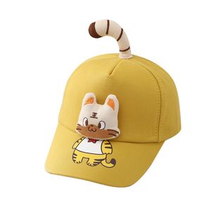 Kinder Cartoon Tiger Caps Kind Sonnenhut Schirmmütze Frühling Sommer Kinder Jungen Mädchen Baseball Hüte