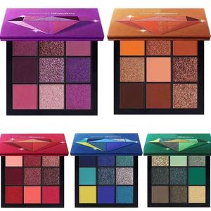 Beauty-Palette 9-Farben-Mini-Lidschatten-Palette 5 Style-Star-Farben Lidschatten Topaz Amethyst Ruby Emerald Sapphire