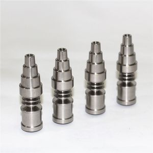 Handverktyg 6 i 1 Domeless Titanium Nail GR2 Nails Fog 10mm 14mm 18mm Bong Vattenrör Glasrör Universal och bekvämt