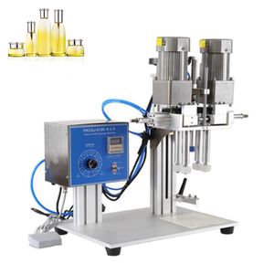 E-juice e-liquid desktop capping machine capping and sealing plastic glass dropper discharge bag bottle cap machine