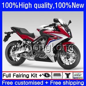 혼다 CBR 650 F CBR650F 2011 2012 2013 2014 2015 53HM.15 CBR 650F CBR650 F CBR650 CBR650F 화이트를 들어 키트는 새로운 11 12 13 14 15 16 바람막이 빨간색