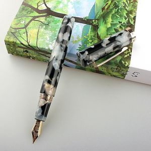 Fountain Pens N2 Creative Mini Resin Acrylic Pen Pocket Short Ink Fine 0.5mm Fashion Gift For Office