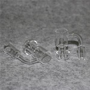 Smoking Flat top quartz banger Handmade joint domeless nails with 10mm 14mm 18mm male famale for glass Bong dab rig