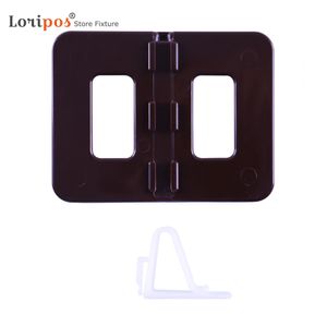 37x52mm Pinze per cartelli prezzi Cornice grafica in formato verticale Custodia per display con clip per ripiano in legno per negozi al dettaglio | Loripos