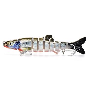 156mm 38.8g Eklemli Herring Wobbler Swimbait Balıkçılık Aksesuarları Sert Yemler ile 9 segment için Bass