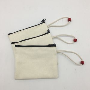 キャンバス鉛筆バッグDIYブランクの手描きバッグスタイルシンプルクリエイティブコイン財布HH0093SY