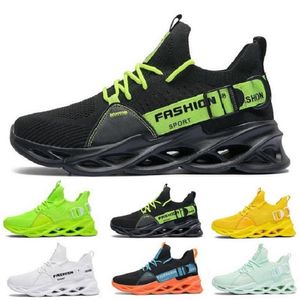 Style218 39-46 Fashion Festible Mens Domans Running Scarpe Triple Black White Green Shoe Outdoor Uomini Domande Sneaker Sneakers Sport Oversize