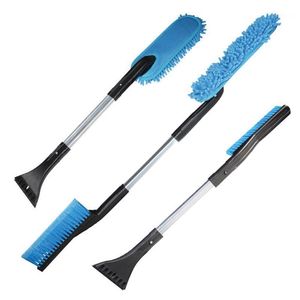 Wholesale 3 In 1 Detachable Ice Scraper Vehicle Car Cleaning Accessories Snow Shovel Frost Tool Brush Winter Multifunctional1